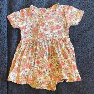 Milkberry rayon Floral Baby romper